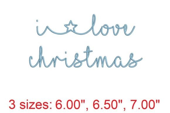 Celebrate Christmas Through Your Craft: The I Love Christmas Font