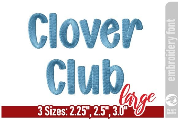 Clover Club Playful Embroidery Font: Custom Charm