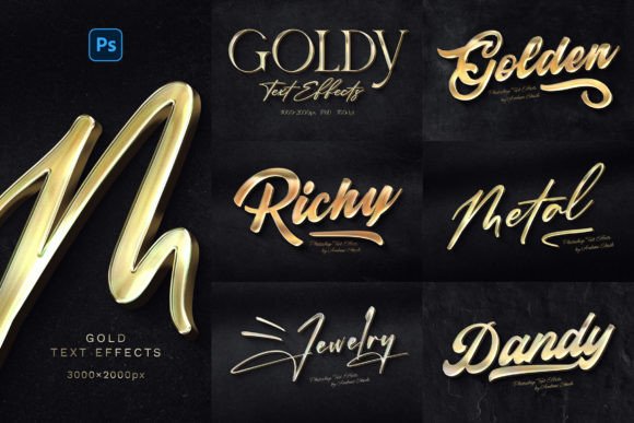 Elevate Your Brand with Stunning Gold Text Effects