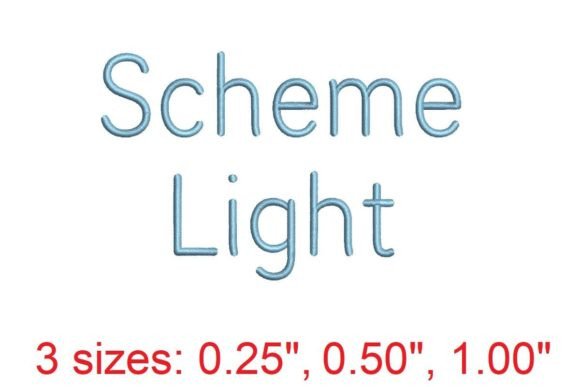 Elevate Your Projects with the Scheme LT Embroidery Font