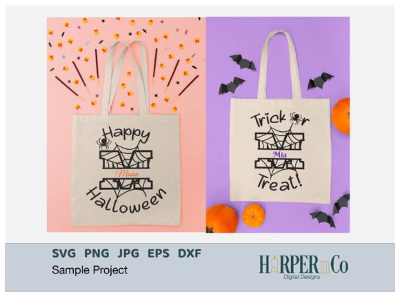 Halloween Monogram M SVG: Trick or Treat Creativity