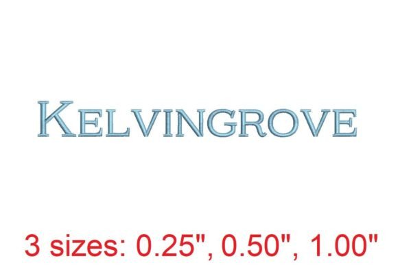 Kelvingrove Embroidery Font: A Designer's Guide to Stitching