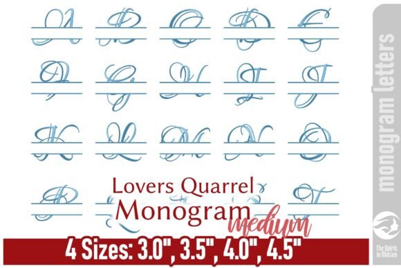 LQ Monogram Embroidery Font: Elevate Your Stitching