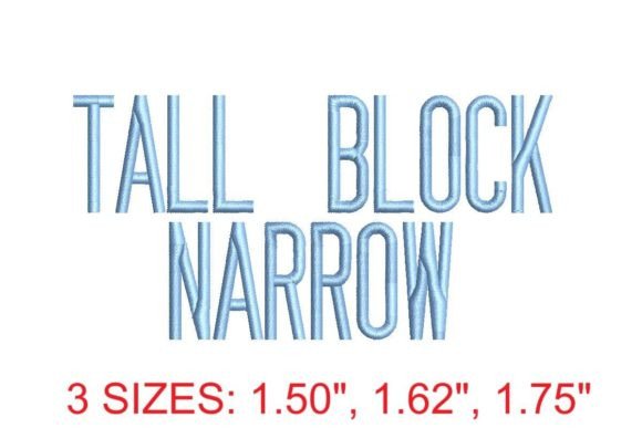 Tall Block Narrow Embroidery Font: A Designer’s Take