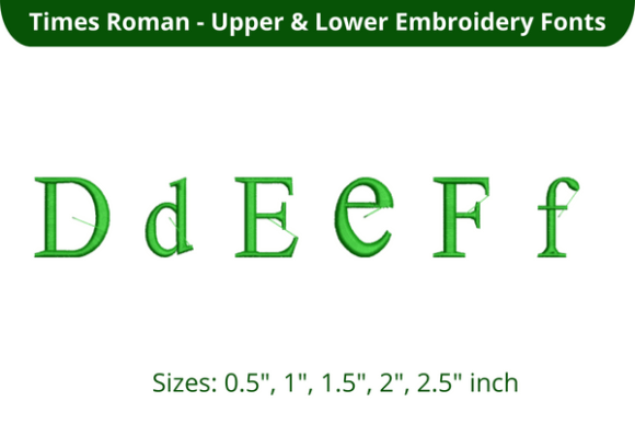 Times Roman Font DEF: A Designer's Guide to Timeless Embroidery