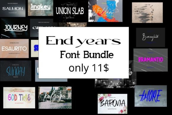 Unlock 26 Fonts for Your Year-End Projects