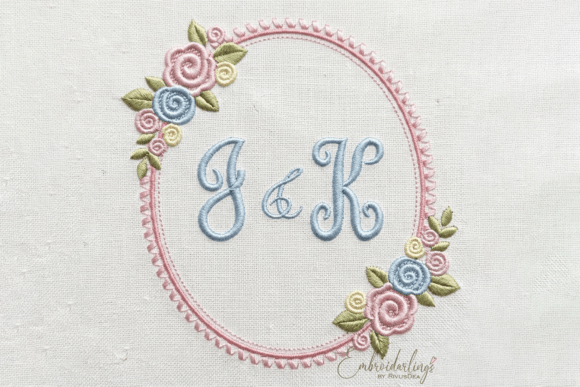 Whimsical Flora for Baby Monogram Frames